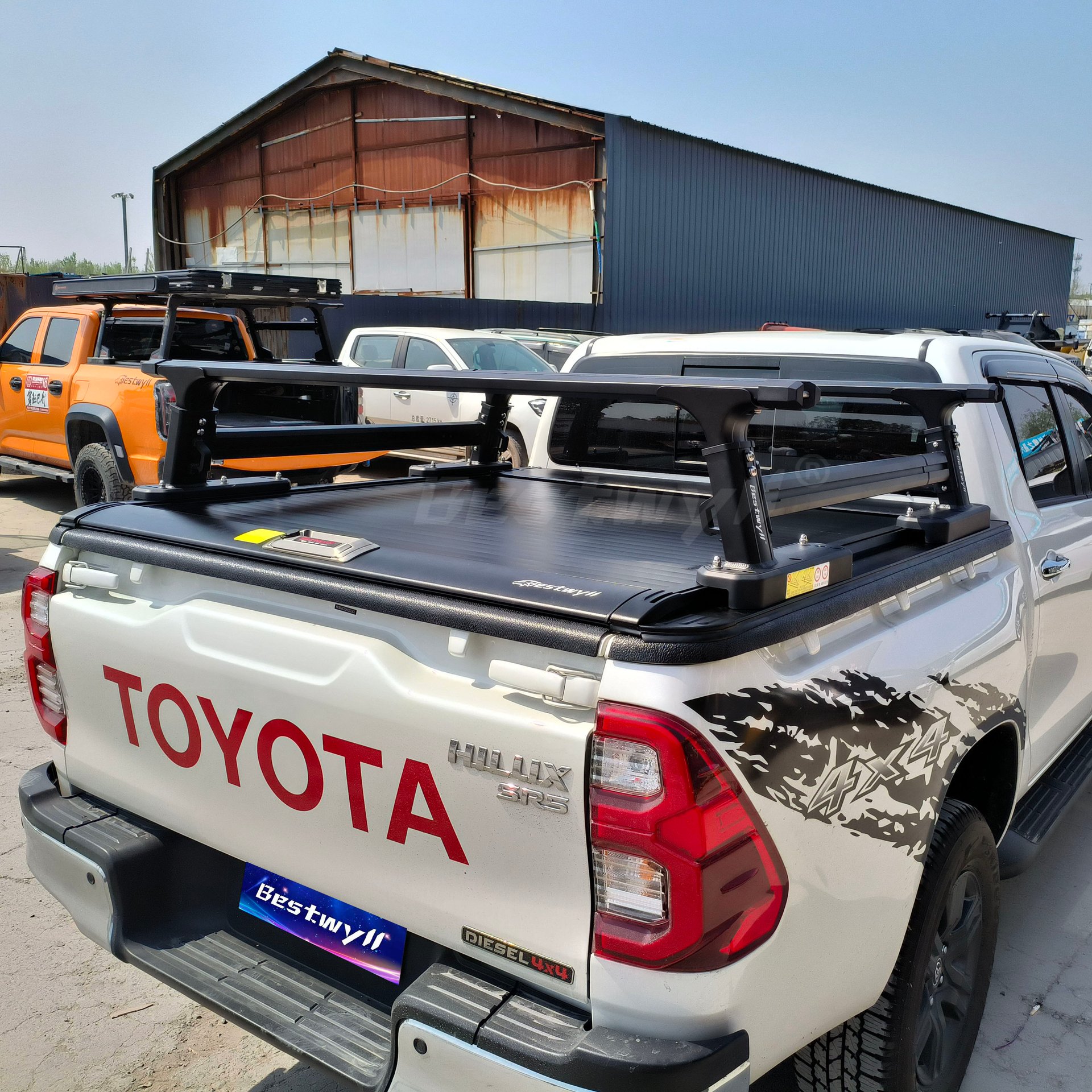 Hand Pull Tonneau Cover For 2015+Toyota Hilux/Revo K46